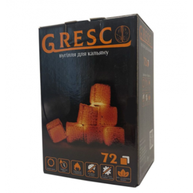 УГОЛЬ ДЛЯ КАЛЬЯНА ОРЕХОВЫЙ GRESCO В КОРОБКЕ (ГРЕСКО) 1КГ Felix Shop