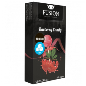 Табак Fusion Medium Ice Barberry Candy (Фьюжн Айс Барбарисова Конфета) 100 грамм Felix Shop