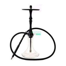 Кальян Alpha Hookah Kappa Black Matte с колбой Craft