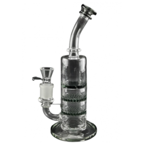 Стеклянный Бонг Triple Perc Bent Felix Shop