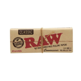 Бумага для самокруток RAW Connoisseur 1¼" + Pre-Rolled Felix Shop