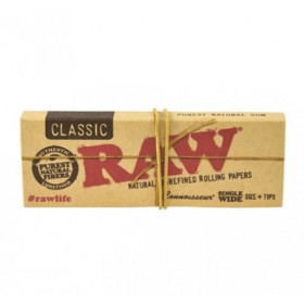 Бумага для самокруток RAW Connoisseur Single Wide Felix Shop