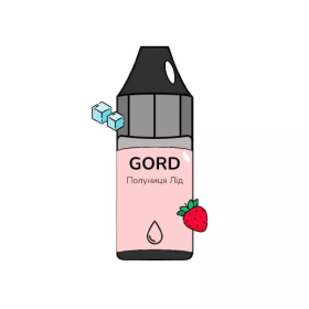 Жидкость Gord Strawberry Ice (Клубника Лёд) 30мл 5% Felix Shop
