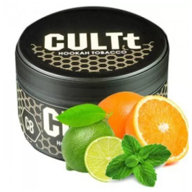 Табак CULT C08 Orange Lime Mint (апельсин лайм мята) 100 гр Felix Shop