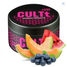Табак CULT C33 Ice Watermelon Melon Blueberry (лёд арбуз дыня черника) 100 гр Felix Shop