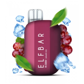 Электронная сигарета Elf Bar RI3000  Grape Ice (Виноград Лед)   Felix Shop
