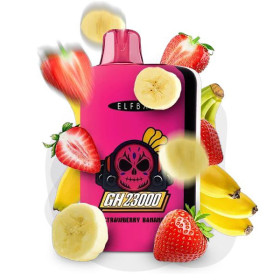 Электронная сигарета Elf Bar GH 23000 Strawberry Banana (Клубника Банан) Электронная сигарета Elf Bar GH 23000 Strawberry Banana (Клубника Банан) Felix Shop