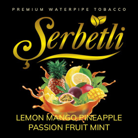Табак Serbetli Lemon Mango Pineapple Passion Fruit Mint (Лимон Манго Ананас Маракуйя Мята ) 500гр Felix Shop
