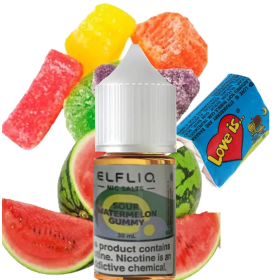 Жидкость Elf Liq Sour Watermelon Gummy (Кислые Арбузные Желейки) 5% 30мл Felix Shop