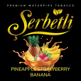 Табак Serbetli Pineapple Strawberry Banana (Ананас Клубника Банан) 500 гр Felix Shop
