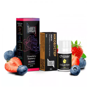 Жидкость Набор Chaser Black Strawbery Blueberry (Клубника Черника) 30мл 5% Felix Shop