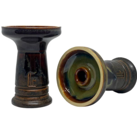 Чаша глиняная Lavart Aurora Niagara (Зеленый с коричневым) - великолепная ча Felix Shop