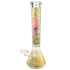 Бонг Golden Scull 42 см Felix Shop