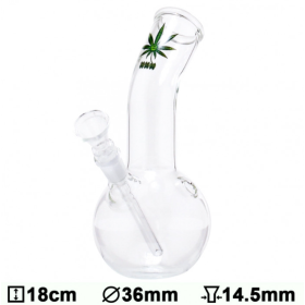Бонг стеклянный Leaf Green Line Felix Shop