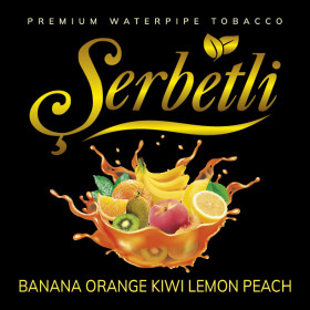 Табак Serbetli Banana Orange Kiwi Lemon Peach (Банан Апельсин Киви Лимон Персик) 100 гр Felix Shop