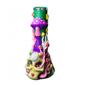 Стеклянный бонг Hand-Drawn Fungi Felix Shop
