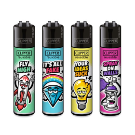 Зажигалка Clipper Пластик Большая Felix Shop