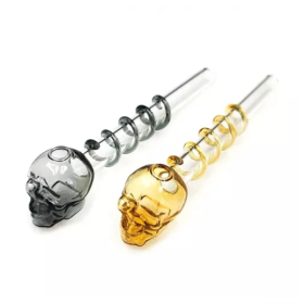 Стеклянная трубка Wax-Oil Burner Skull Стеклянная трубка Wax-Oil Burner Skull Felix Shop