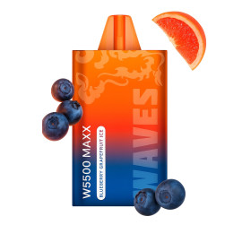 Электронная сигарета Waves W5500 Maxx Blueberry Grapefruit Ice (Черника Грейпфрут Лёд) Felix Shop