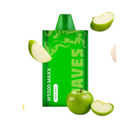 Электронная сигарета Waves W5500 Maxx Sour Apple (Кислое Яблоко) Felix Shop