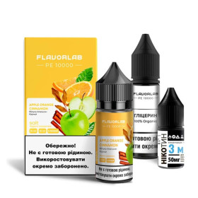 Жидкость Набор Flavorlab PE 10000 Apple Orange Cinnamon (Яблуко Апельсин Корица) 30мл 5%  Felix Shop
