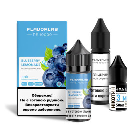 Жидкость Набор Flavorlab PE 10000 Blueberry Lemonade (Черника Лимонад) 30мл 5% Felix Shop