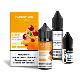 Жидкость Набор Flavorlab PE 10000 Cherry Orange (Вишня Апельсин) 30мл 5%  Felix Shop