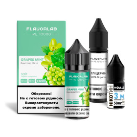Жидкость Набор Flavorlab PE 10000 Grape Mint (Виноград Мята) 30мл 5%  Felix Shop
