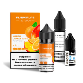 Жидкость Набор Flavorlab PE 10000  Mango Orange Juice (Манго Апельсин Сок) 30мл 5% Felix Shop
