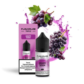 Жидкость Набор Flavorlab Triple Triple Grape Soda (Виноградная Содовая) 30мл 6,5% Felix Shop