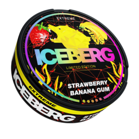 Снюс Iceberg Strawberry Banana Gum 50 mg (Клубника Банан Жвачка) Felix Shop