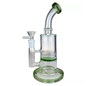 Стеклянный бонг Small Honeycomb Bent 24см Felix Shop