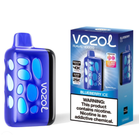 Электронная сигарета Vozol Rave 40000 Blueberry Ice (Черника Лёд) Felix Shop