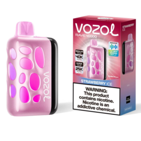 Электронная сигарета Vozol Rave 40000 Strawberry Ice (Клубника Лёд) Felix Shop