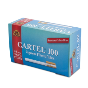 Гильзы для набивания сигарет Filtered Cigarette Tubes Cartel Carbon (100) Felix Shop