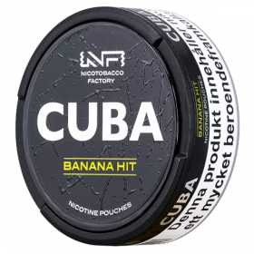 Снюс Cuba Black Banana Hit 43 mg/pouch 66 mg/g (Банан) Felix Shop