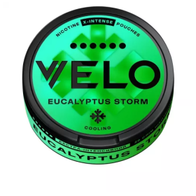 Снюс Velo Eucalyptus Storm (Эвкалиптовый Шторм) Экстра-Интенсивный Felix Shop