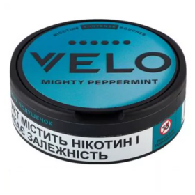 Снюс Velo Mighty Peppermint (Сильная Мята) Экстра-Интенсивный Felix Shop