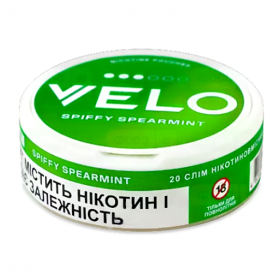 Снюс Velo Spiffy Spearmint (Яркая Мята) Классический Felix Shop