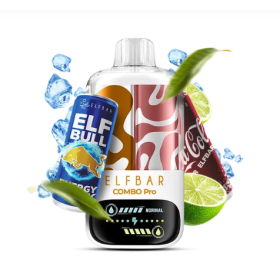 Электронная сигарета Elf Bar Combo Pro 30000 ELFBULL & Lime Cola (Энергетик Лайм Кола) Felix Shop