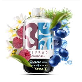 Электронная сигарета Elf Bar Combo Pro 30000 Jasmine Raspberry & Blueberry Ice (Жасмин Малина Черника Лед) Felix Shop