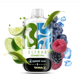 Электронная сигарета Elf Bar Combo Pro 30000 Lime & Blue Razz (Лайм Блю Разз) Felix Shop