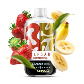 Электронная сигарета Elf Bar Combo Pro 30000 Strawberry & Banana (Клубника Банан) Felix Shop