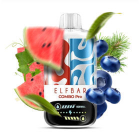 Электронная сигарета Elf Bar Combo Pro 30000 Watermelon Ice & Blueberry (Арбуз Лёд Черника) Felix Shop