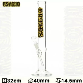 Бонг стеклянный Glass Psycho Bouncer 32см 40mm Felix Shop