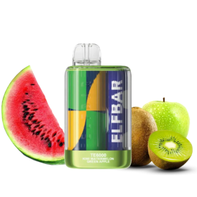 Электронная сигарета Elf Bar TE6000 Kiwi Watermelon Green Apple (Киви Арбуз Зелёное Яблоко) Felix Shop