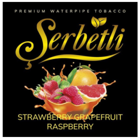 Табак Serbetli Strawberry Grapefruit Raspberry (Клубника Грейпфрут Малина) 50гр Felix Shop