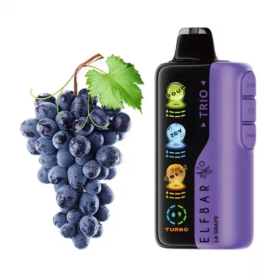 Электронная сигарета Elf Bar Trio 40000 La Grape (Виноград) Felix Shop