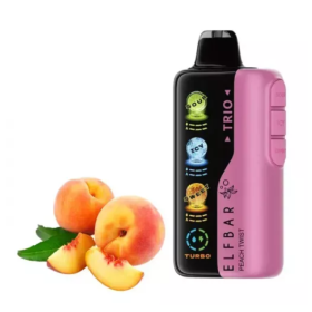 Электронная сигарета Elf Bar Trio 40000 Peach Twist (Персиковый Микс) Felix Shop