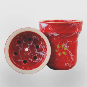 Чаша для кальяна Solaris Eva (Red and White) Чаша для кальяна Solaris Eva (Red and White) Felix Shop